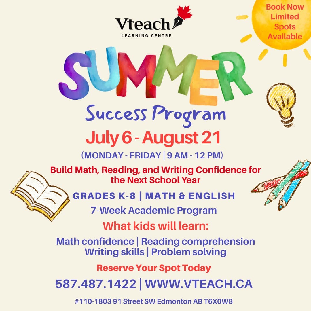 Vteach Summer Success Program 2026