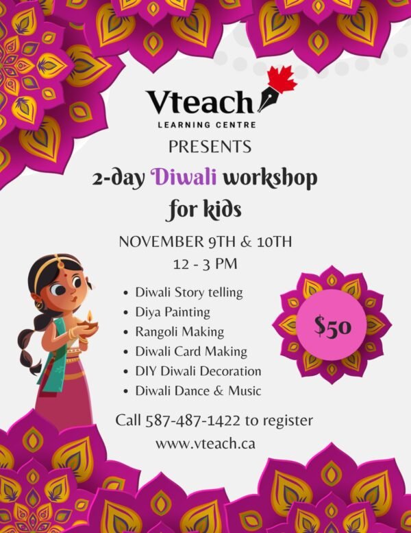 Vteach Diwali Workshop for kids