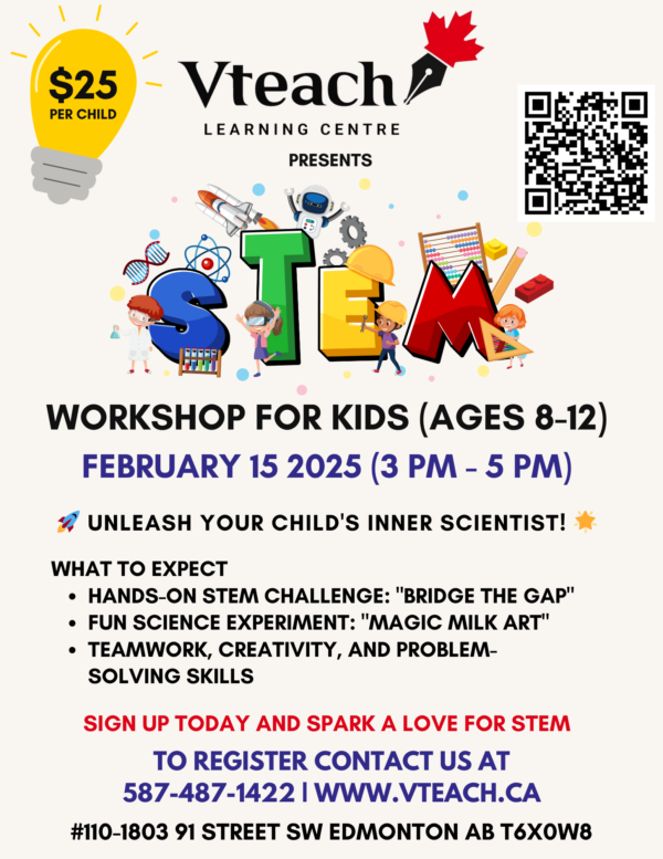 STEM Workshop for Kids (Ages 8-12)