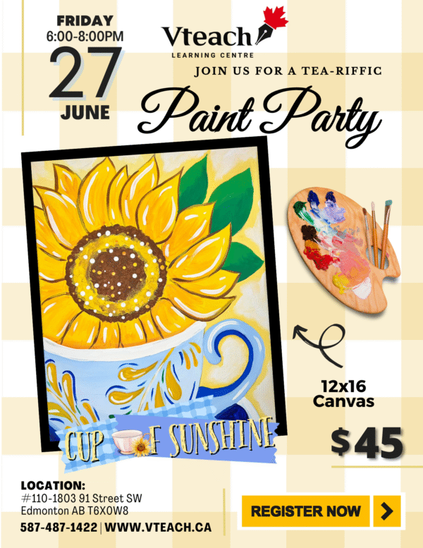 Cup of Sunshine - Paint Party