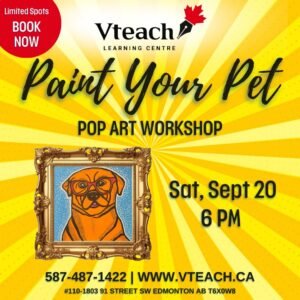 Paint Your Pet Pop Art Workshop Sep 2025