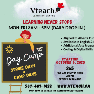 Strike Day Learning Camp – Full Day & Half Day (Edmonton)